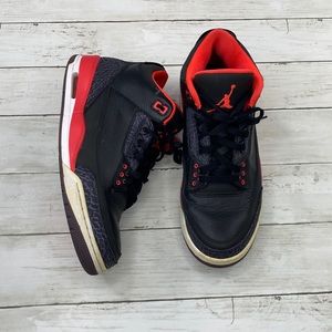 Nike Air Jordan 3 Retro OG SZ 11.5 Crimson Cement